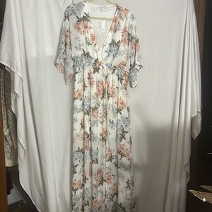 Baltic born lined chiffon dress